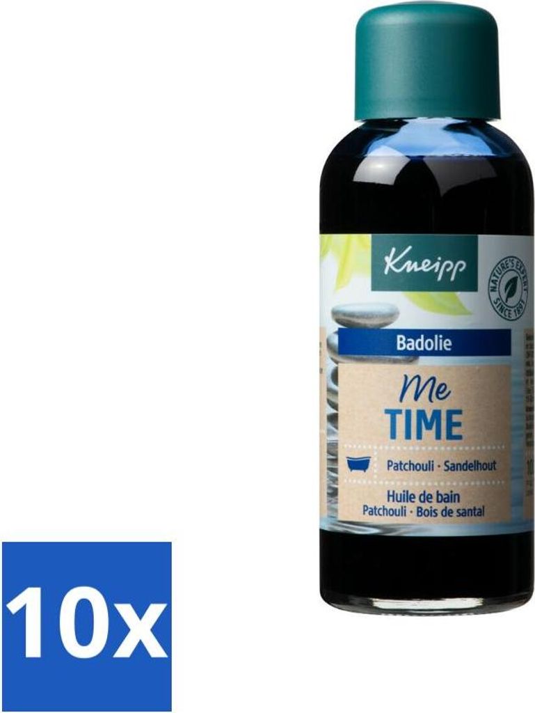 Kneipp - Badeöl - Me-Time - Patchouli & Sandelholz - 100 ml - Vorteilspack - 10 Stücke