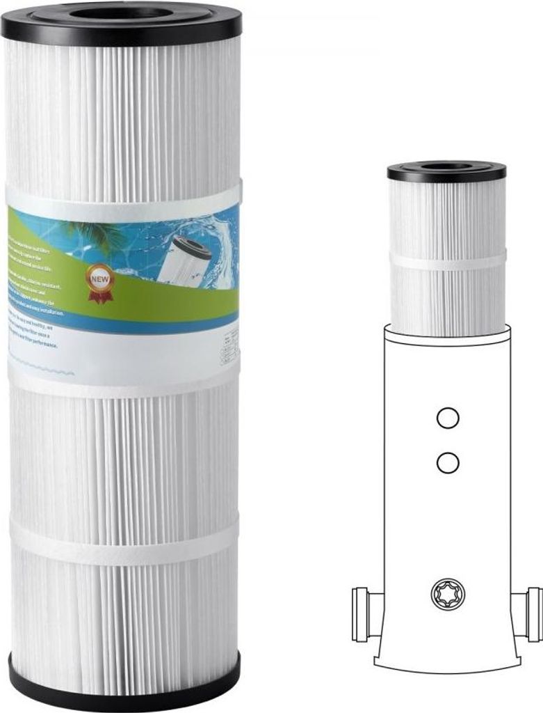 Cartouche filtre piscine 4,6 m² - Filtre de rechange pour Image du produit 