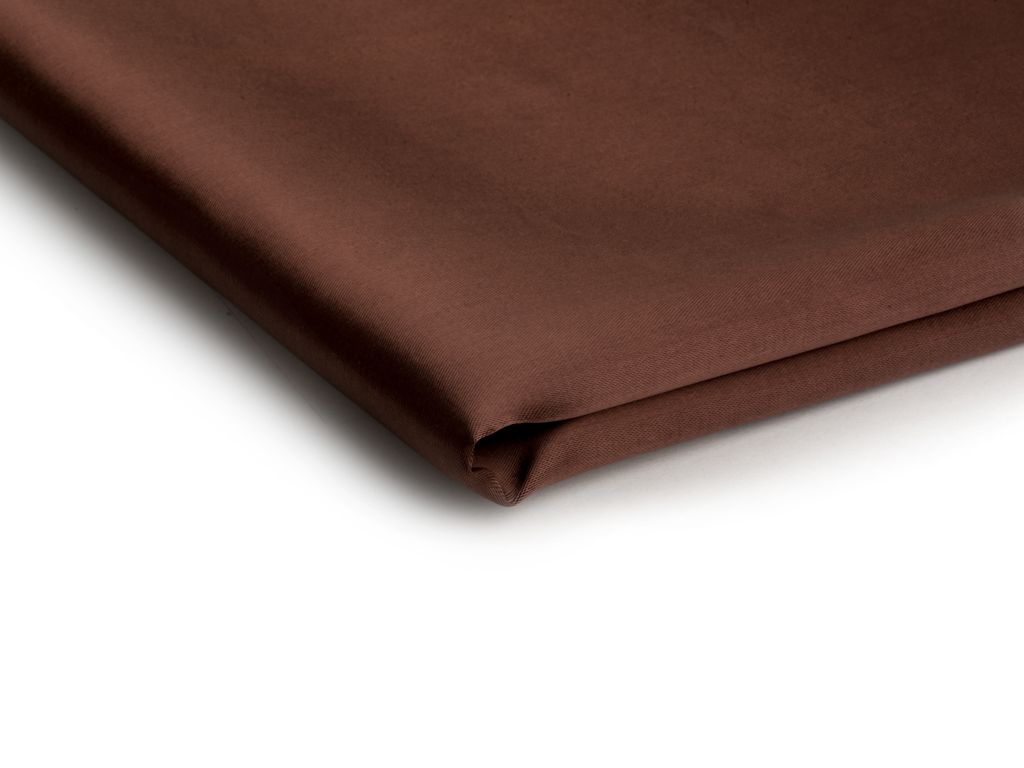 Satin dick mit Elasthan, Dekostoff, Schokoladenbraun, 50 x Produktbild 