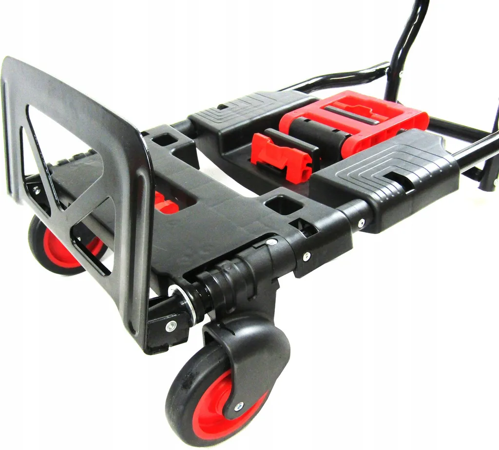 Chariot de transport mobile 120 kg 2 en 1 - Structure robuste en acier - 12