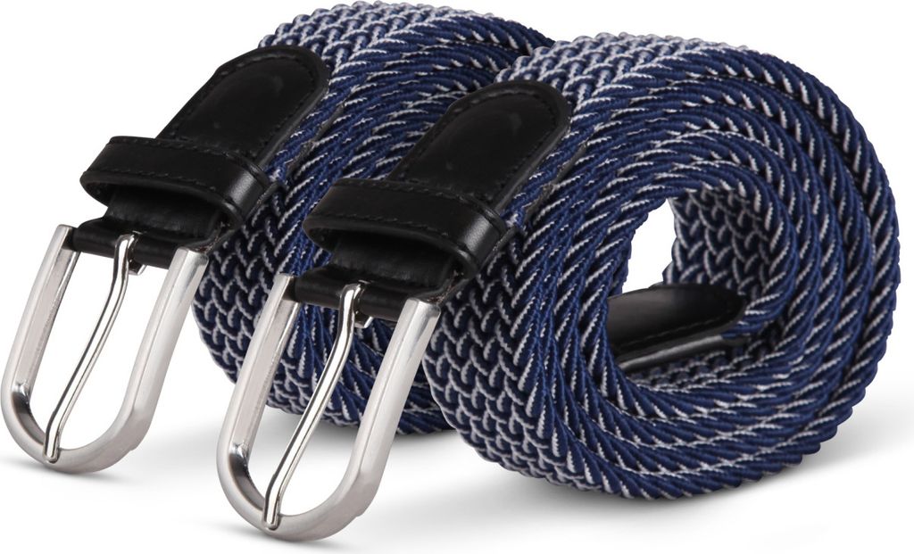 hemmy Stretchgürtel ( 2er Pack ) 85cm "Blau & weiß" Produktbild 