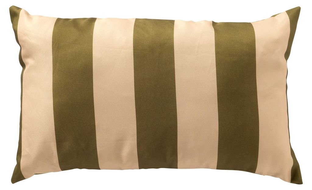 Textino Outdoor Dekokissen Gestreift Apollo 30x50 cm Grün