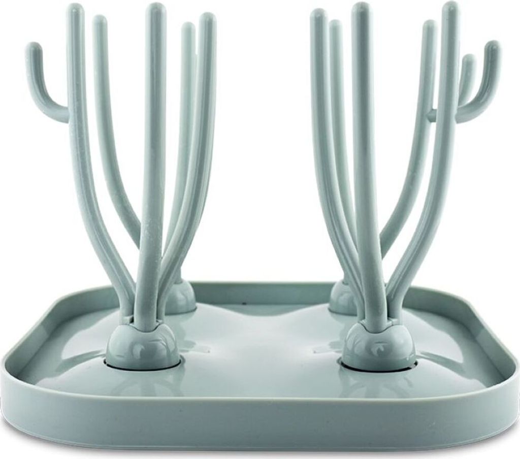 Baby Care Babyflaschentrockner fr Trinkflaschen Schnuller Zubehr Abtropfhalter grn