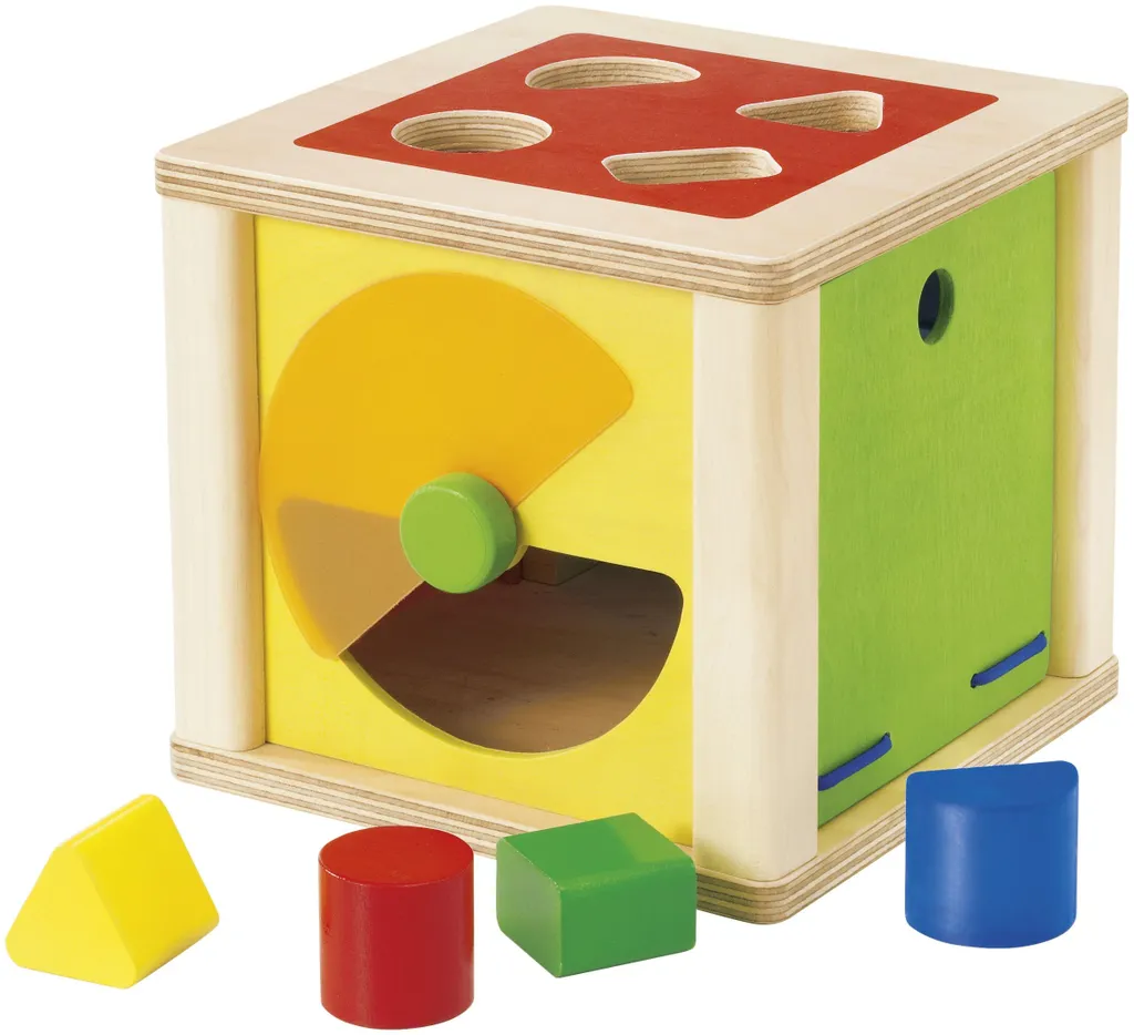 Jeu de Motricité Fine Varianto Selecta 62019 Boîte à Formes Bébé Bois - 3