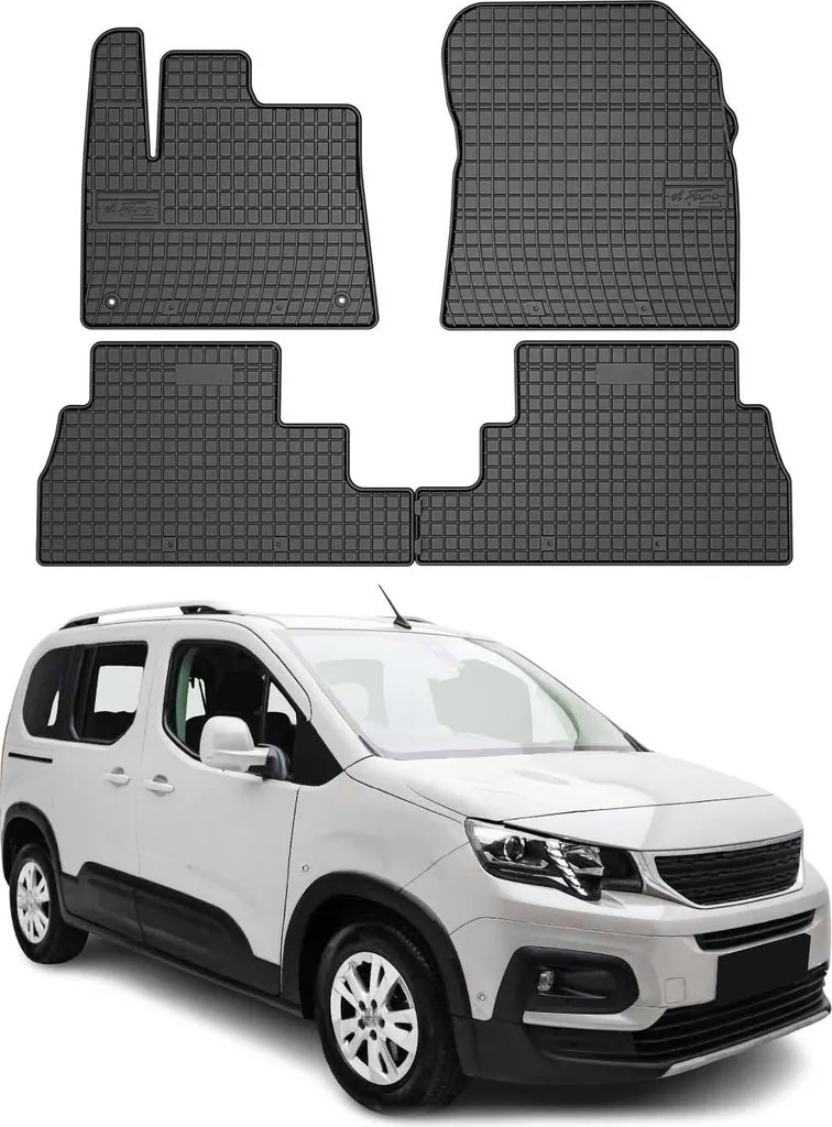 Tappetini Peugeot Rifter per Neve e Fango: TPE Alta Resistenza 4x