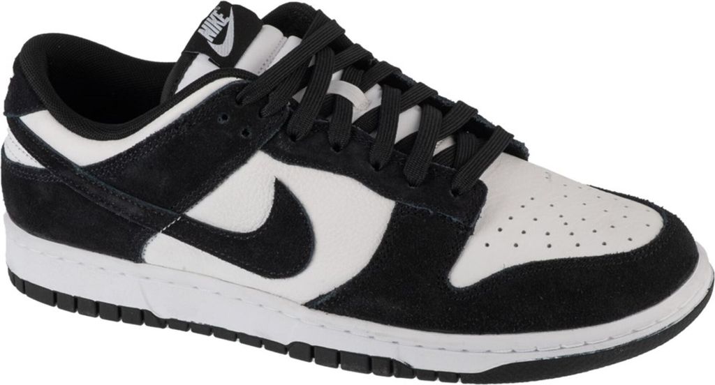 Nike Dunk Low Retro "Suede Panda Black White" Schwarz/Weiß, Größe: 46