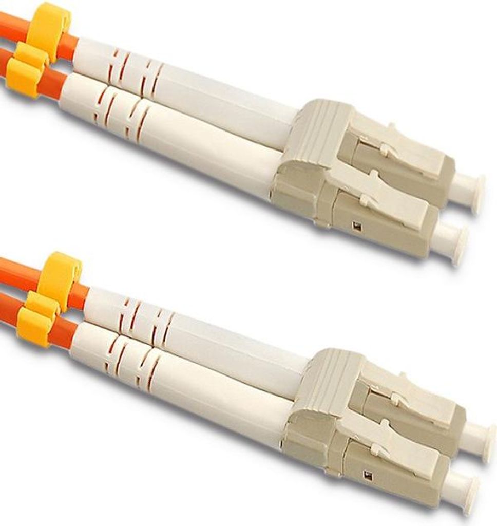 Qoltec Glasfaser-Patchkabel LC/UPC - LC/UPC | Multimode | 50/125 | OM2 | Duplex | 2 m