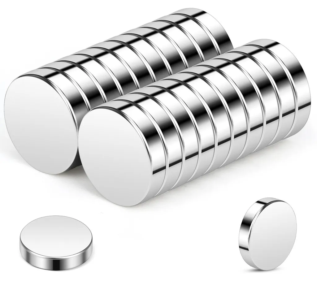 Aimants de réfrigérateur puissants en néodyme 13x3mm - Lot de 20