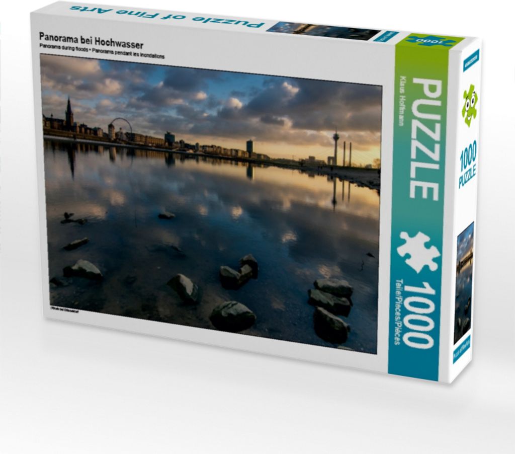 Calvendo Panorama bei Hochwasser 1000 Teile Puzzle quer Produktbild 