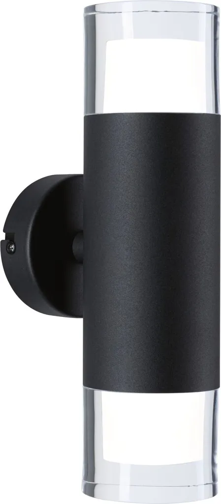 Plafoniera Paulmann Kame Nero Opaco IP44 - Illuminazione Bagno LED