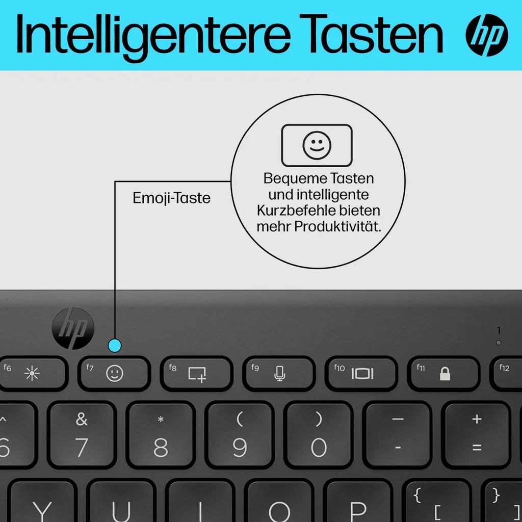 Clavier Bluetooth HP 350 Compact Noir idéal pour Télétravail et Voyages - 10