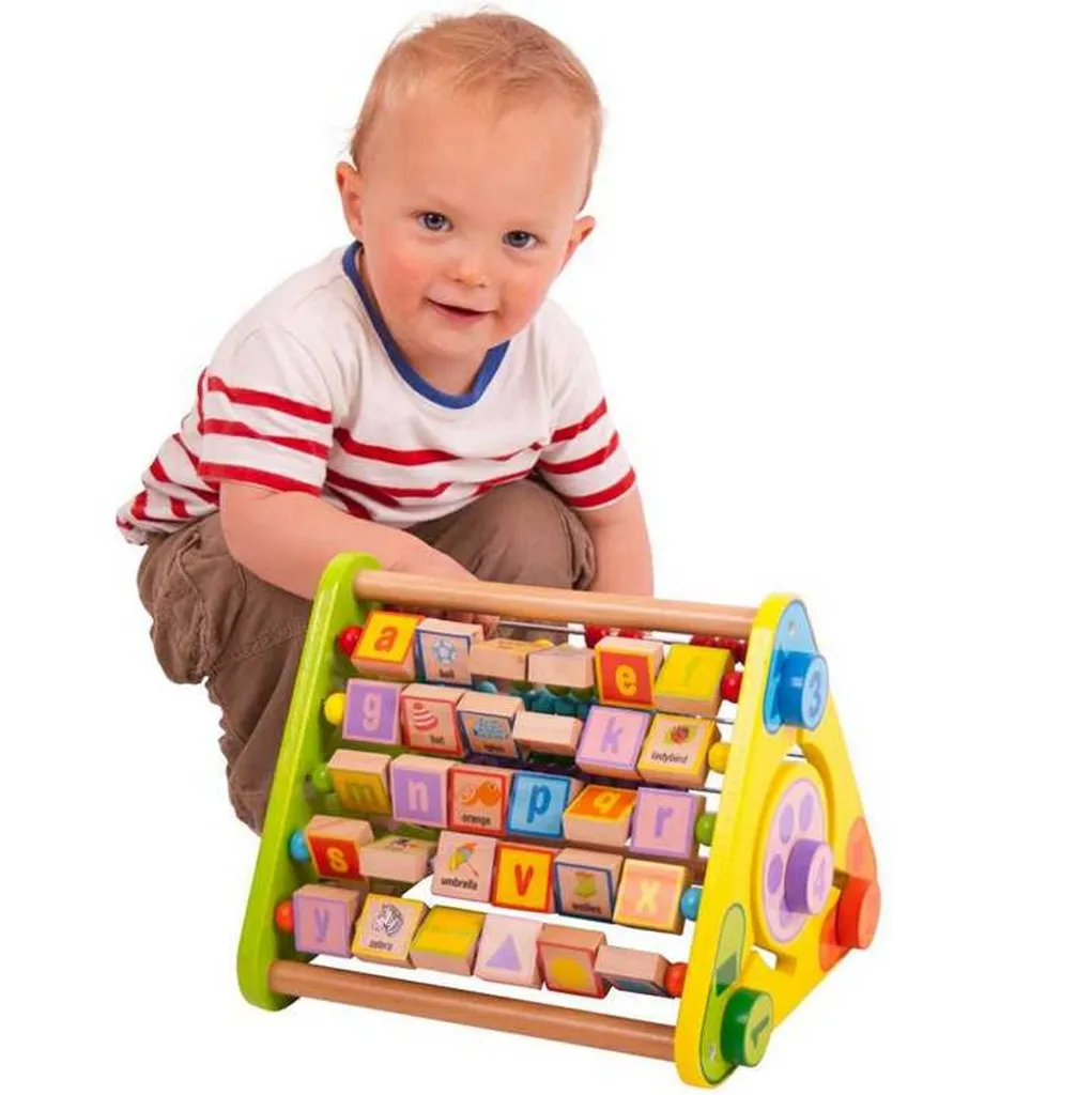 Triangle d'Éveil Alphabet Anglais Bigjigs Baby en Bois Durable - 17