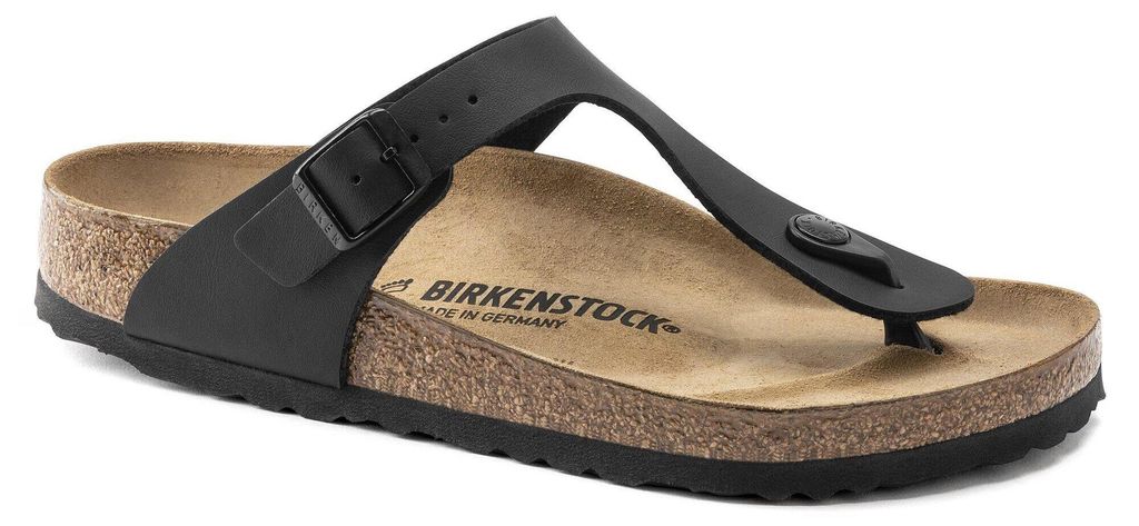 Birkenstock GIZEH Birko-Flor Damen-Pantoletten in Schwarz – Produktbild 
