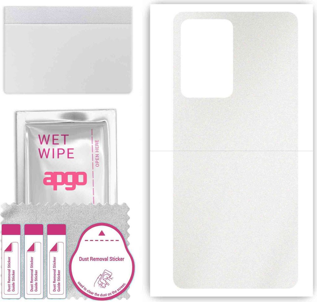 apgo Rückseite Schutzfolie, Skin, kompatibel mit Xiaomi Civi 2, Hinten Displayschutzfolie aus Vinylfolie, kratzfest, einfache Montage - Matt Trans...