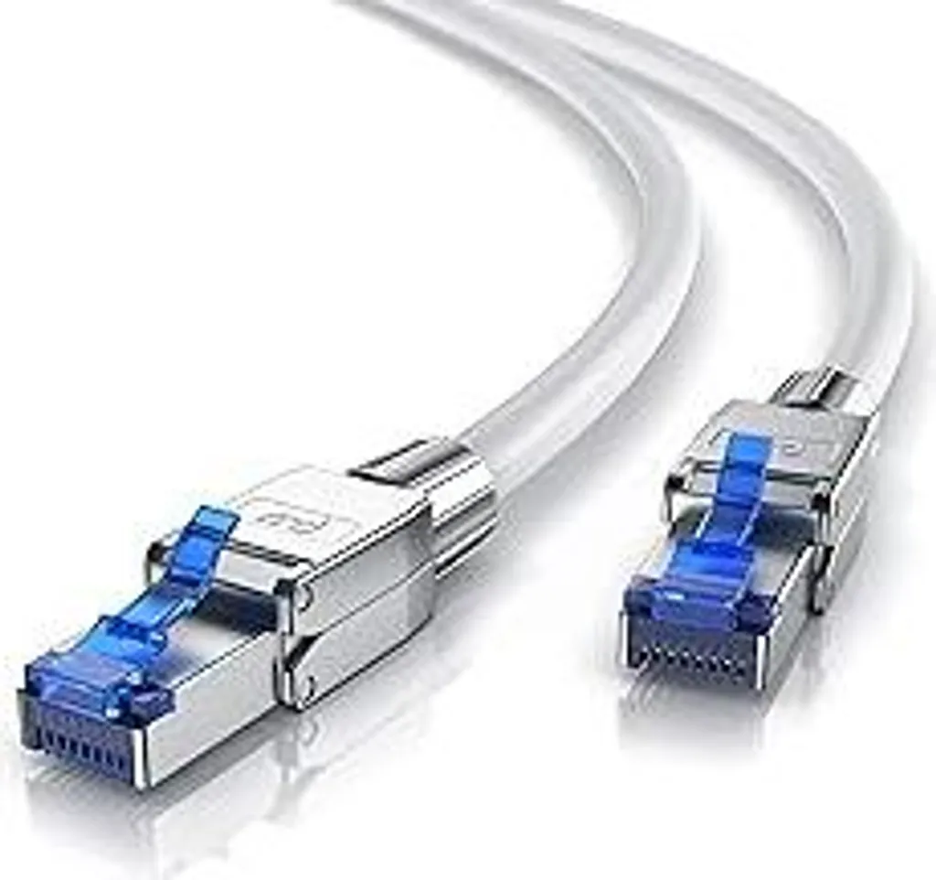 CSL Cavo LAN Cat 8 2m 40 Gbit/s | Cavo Rete Ethernet Professionale Bianco