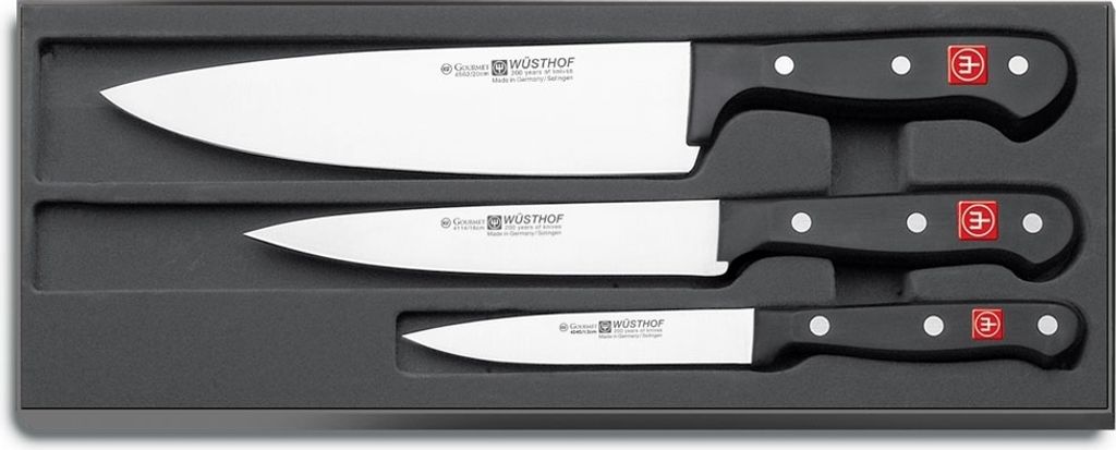 Wusthof Messerset Gourmet 3-teilig Produktbild 