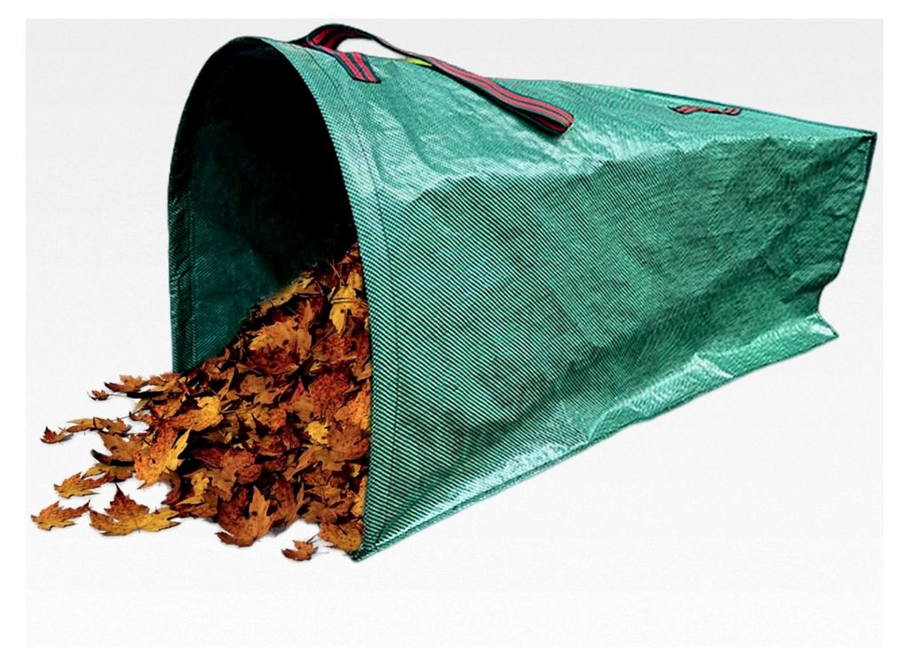 Laubplane zum Sammeln von Blättern, 270 l, großes Fassungsvermögen, faltbare Sammeltasche für Blätter, Unkraut und Zweige