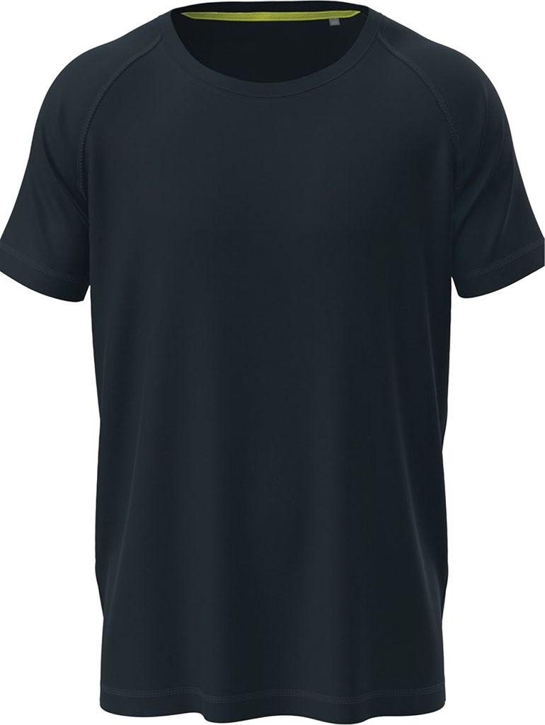 Stedman Herren Active Raglan Mesh T-Shirt AB343 (M) (Marineblau)