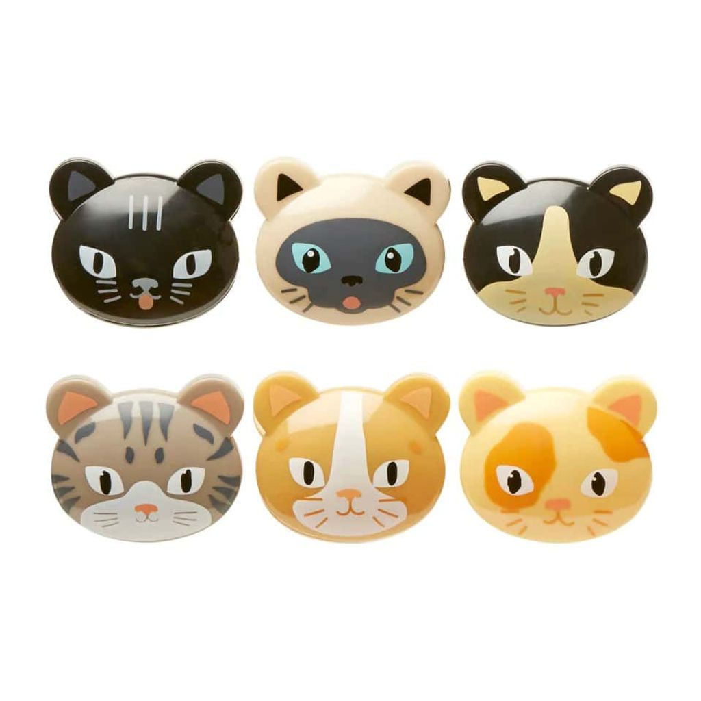 Kikkerland Bag Clips Cat - Set 6pcs. Image du produit 