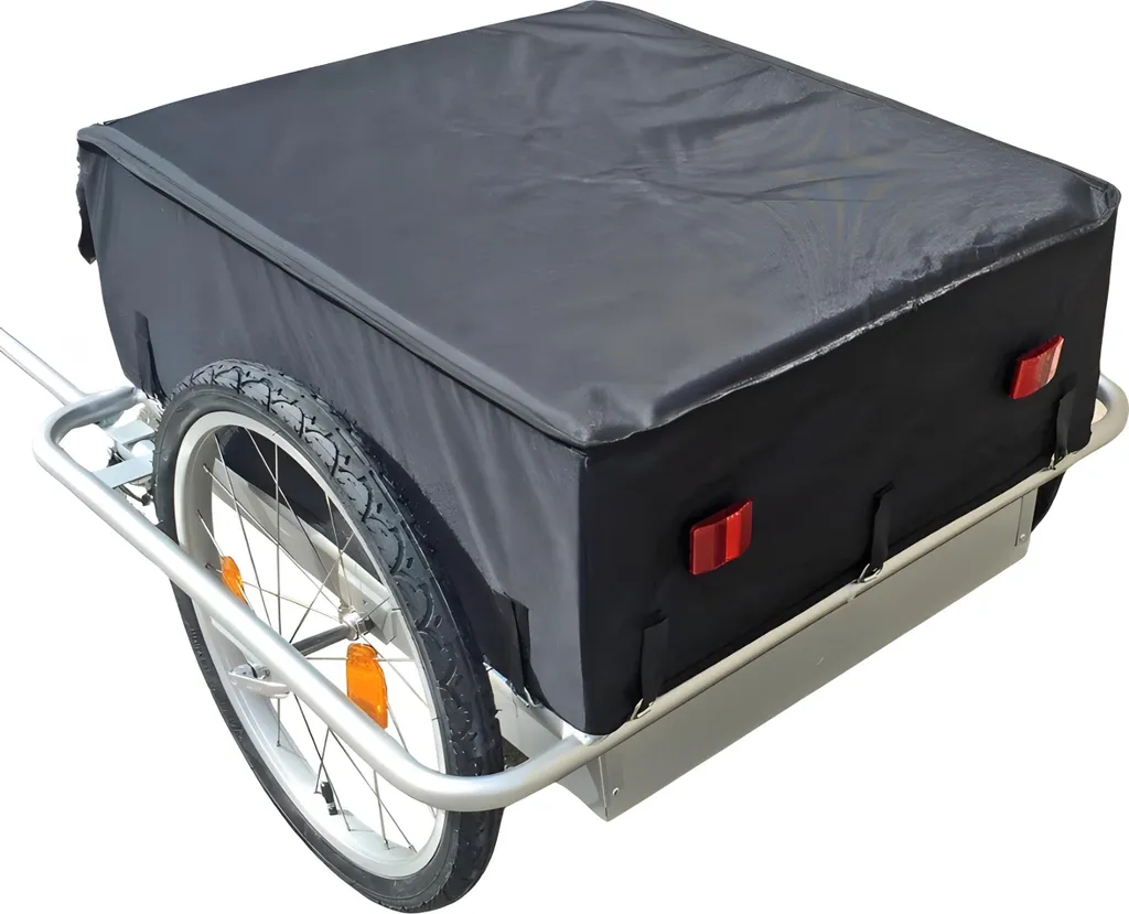 Remorque de transport vélo Red Loon T4 avec bac aluminium de 144 L