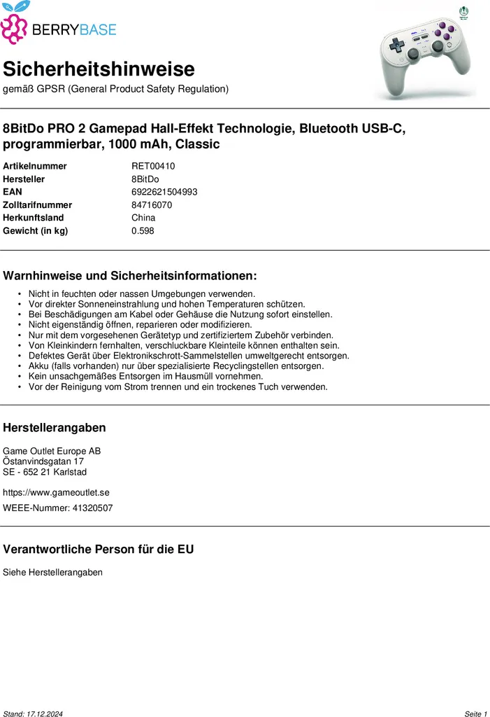 8Bitdo Pro 2 Hall Effect : Finissez-en avec le Drift sur Switch et Android - 15