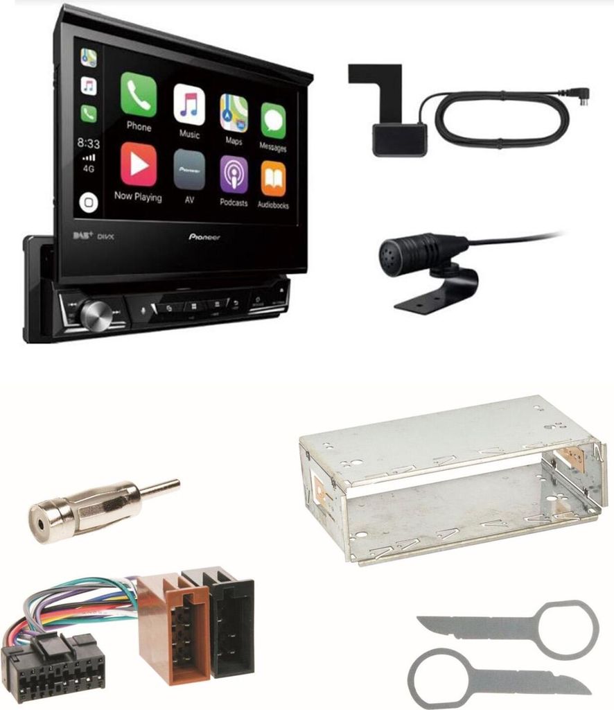 Pioneer AVH-Z7200DAB Autoradio Digitalradio Einbauset für Produktbild 