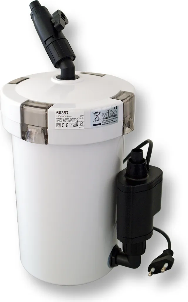 SunSun HW-603B Filtro Esterno Acquario 400 L/h - Kit Filtrazione Completo