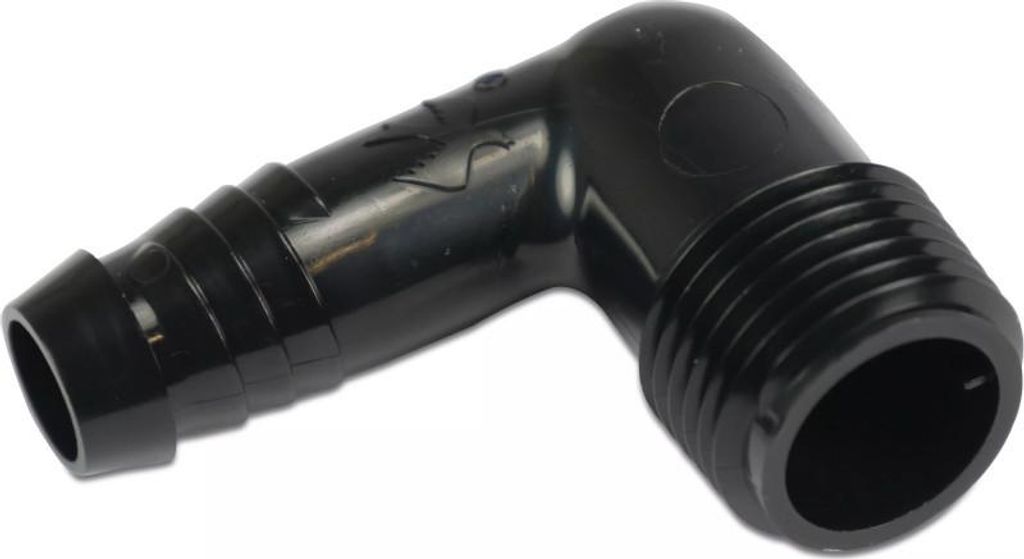 Rain Bird Winkel 90° PP 1/2" x 17,5 mm Außengewinde x Tülle Produktbild 
