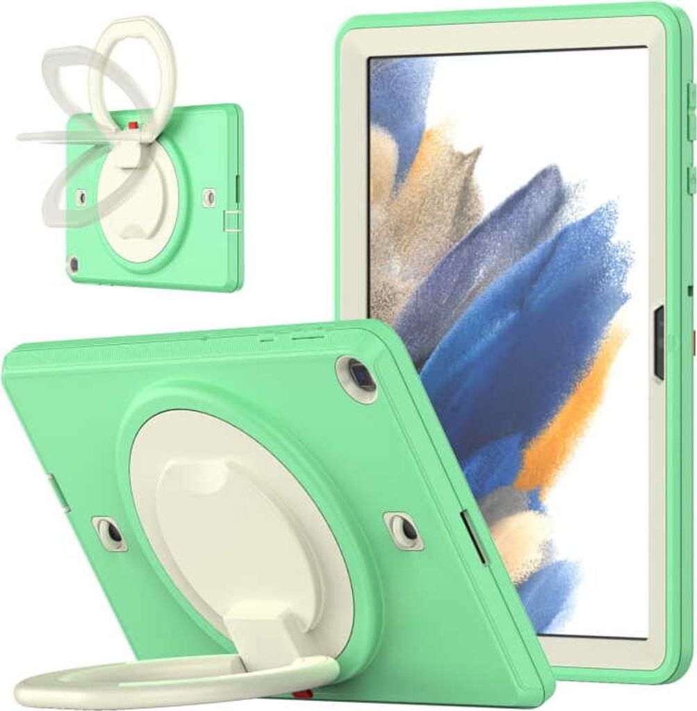 Tasche für Samsung Galaxy Tab A8 10.5" mit Schultergurt Grün