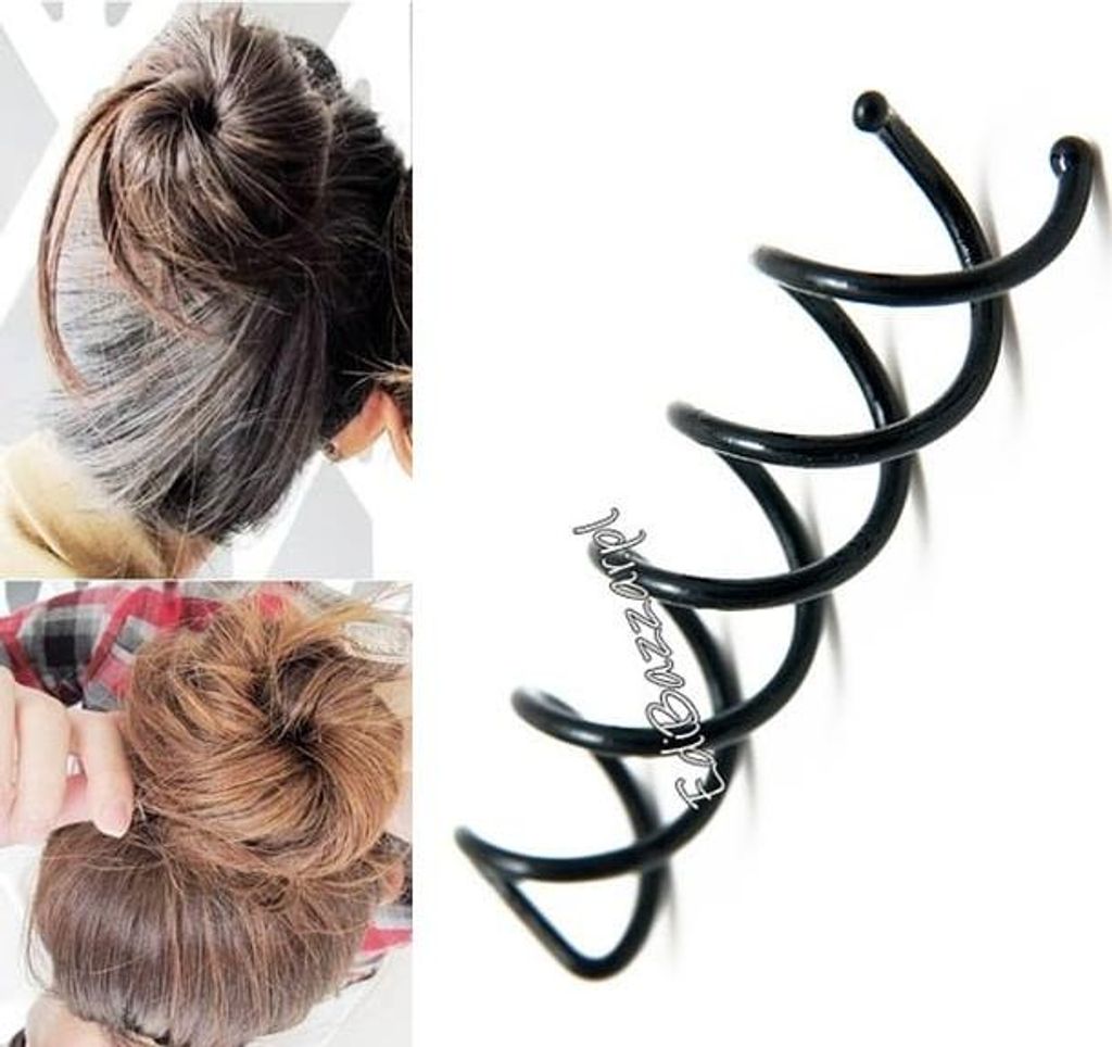 Clip per capelli a vite SPIN PINS per chignon veloci, nero, Immagine del prodotto 