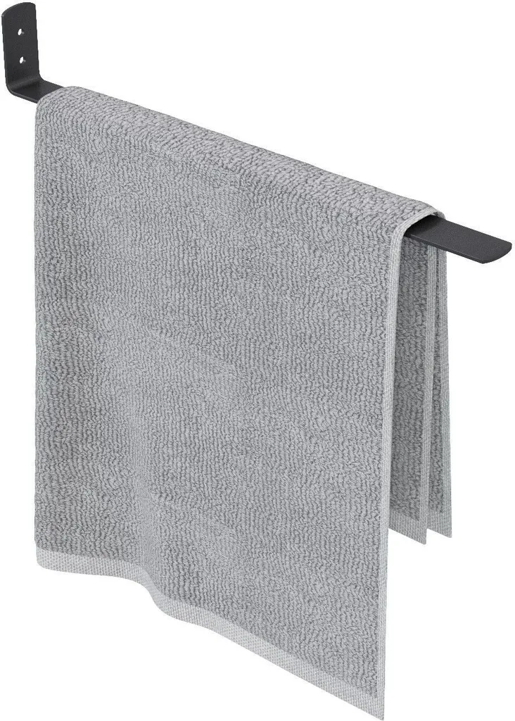 Portasciugamani Nero Bagno 40 cm QLS 11116 - Prezzo Outlet Online - 1