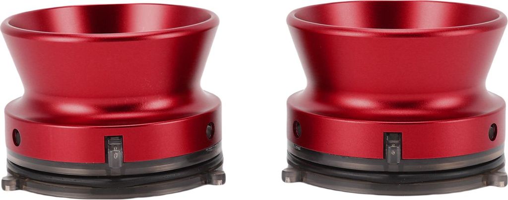 Rot 1 Paar NAB-Nabenadapter aus Aluminiumlegierung 1/4 10 Zoll Öffner NAB Professionelles Universal-Ladegerät mit Schloss für Spule zu Tonbandge...