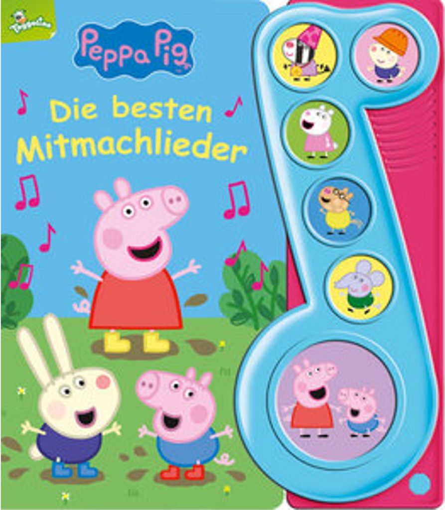 Peppa Pig - Die besten Mitmachlieder - Liederbuch mit Sound Obrázek produktu 