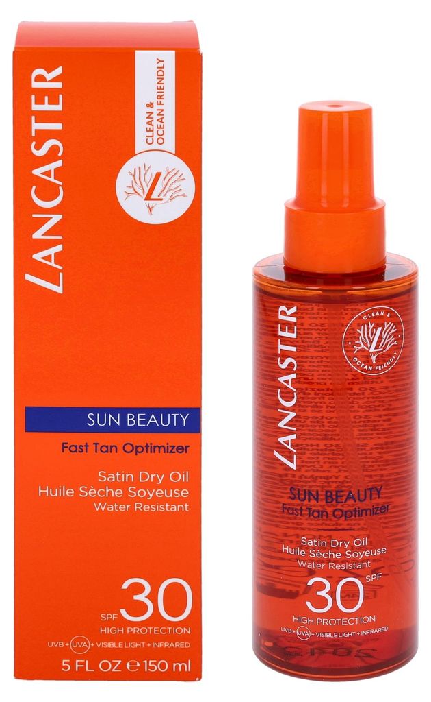 Lancaster Sun Beauty Satin Dry Oil SPF30 Productafbeelding 