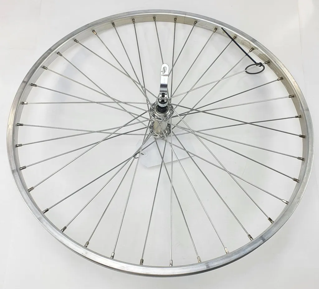 Roue avant 26x1.75 RM19 en aluminium argenté pour vélo de ville