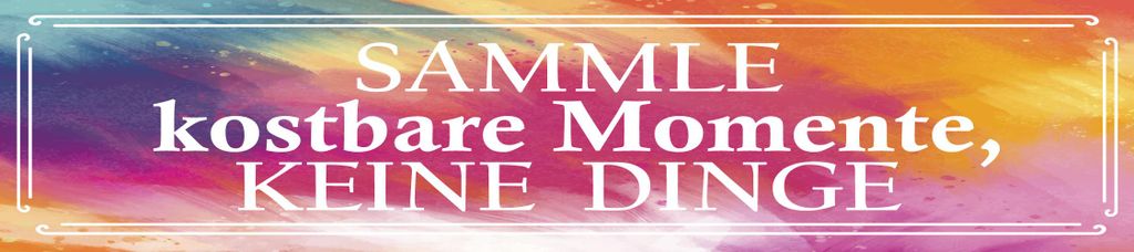 vianmo Holzschild 10x46 cm sammle kostbare Momente