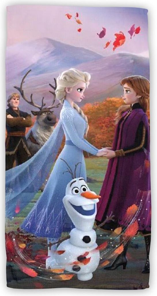 Jerry Fabrics Frozen 2 Wind Handtuch 70x140 cm Produktbild 