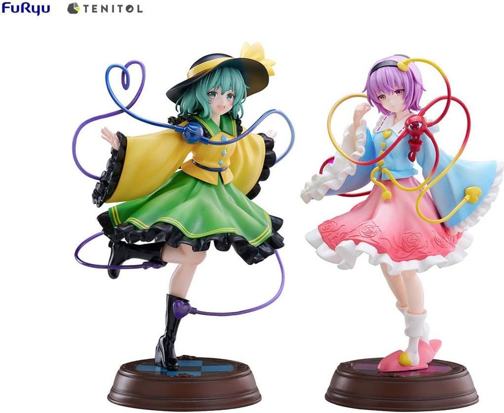 Touhou Project Tenitol PVC Statue Koishi Komeiji & Satori Komeiji 22 cm