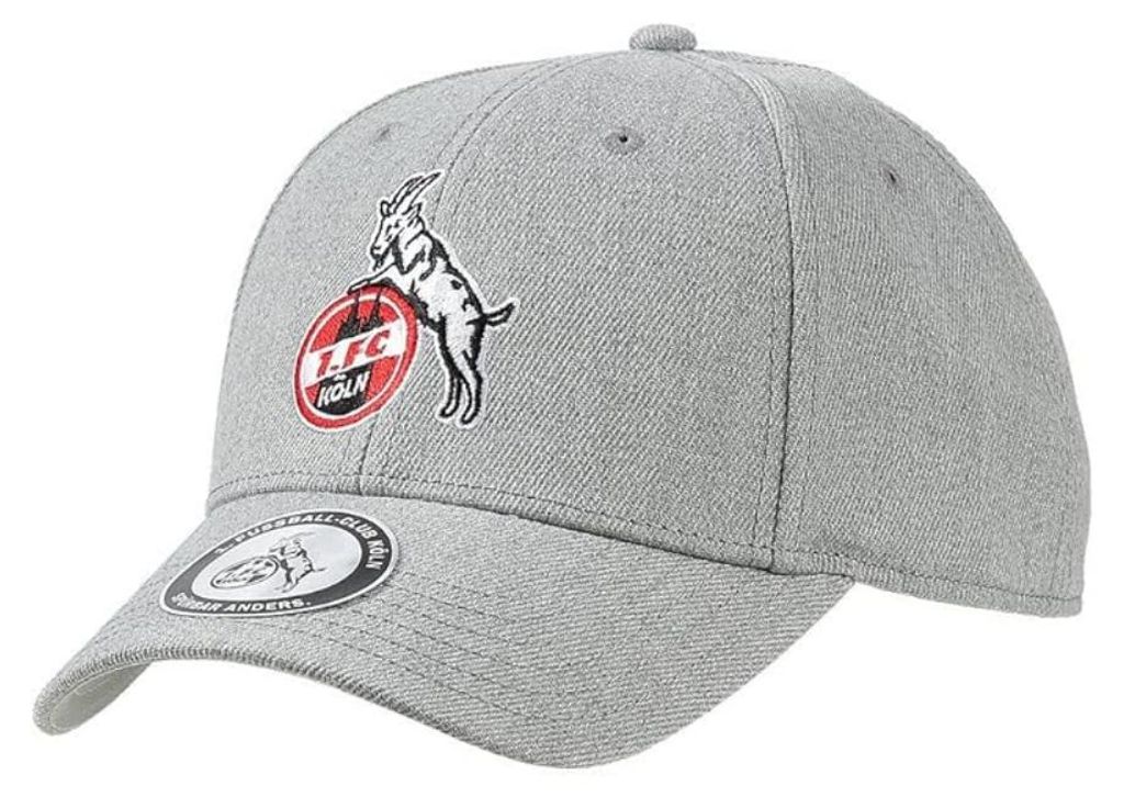 1. Gorra del FC Köln, modelo "Basic Logo", color gris Imagen del producto 
