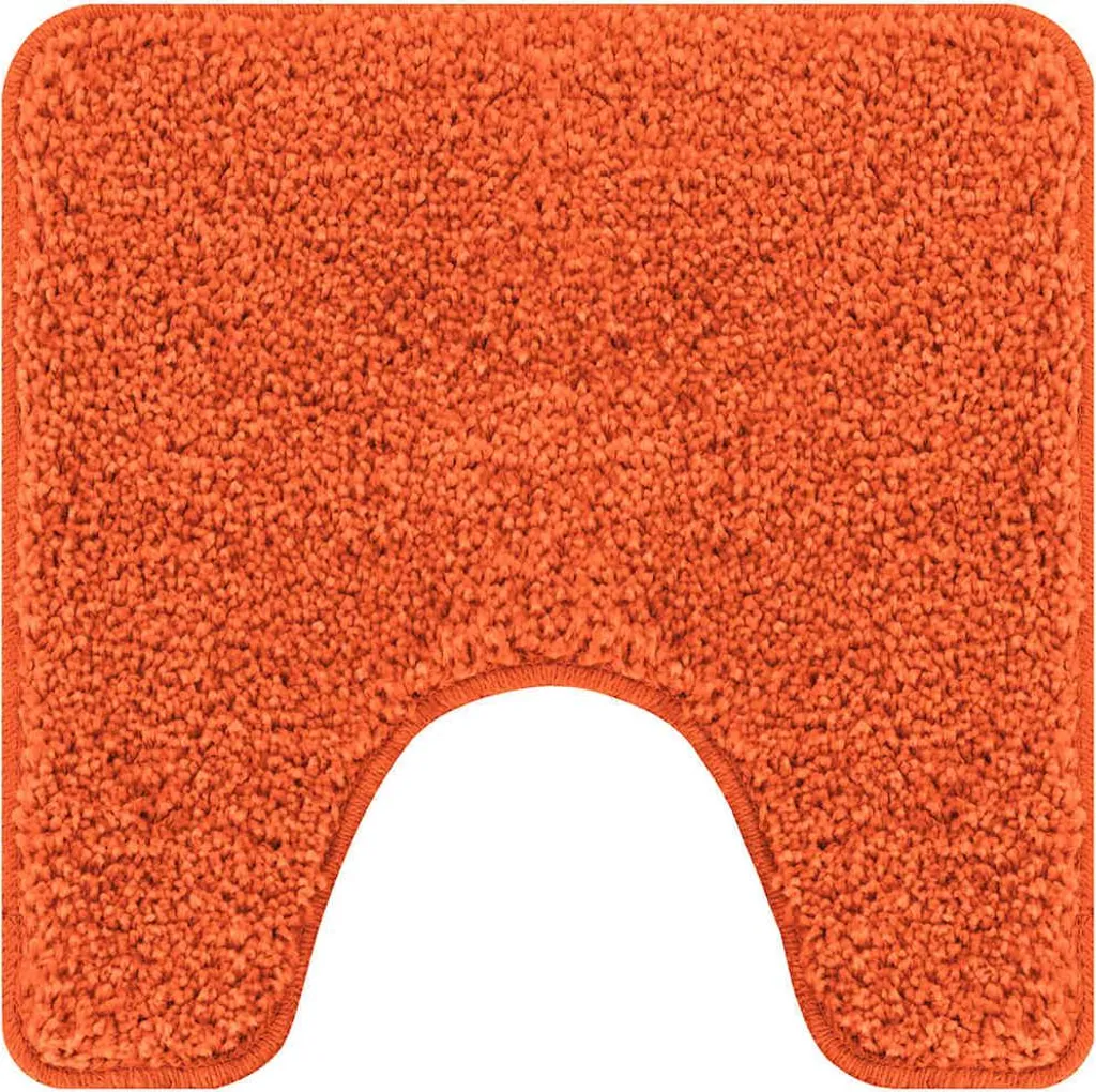Offerta vidaXL Tappeto Bagno Antiscivolo Arancione 50x50 WC