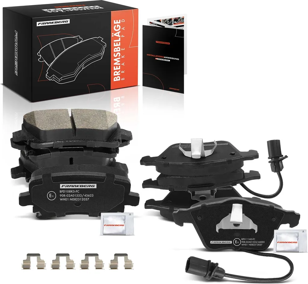 2 Plaquettes de Frein Arrière Frankberg pour Audi A6 4F2 4F5 2004-2011