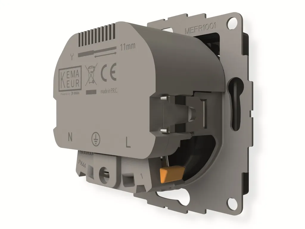 Chargeur mural 2USB inChargePRO AA 12W 2,4A : finition gris anthracite