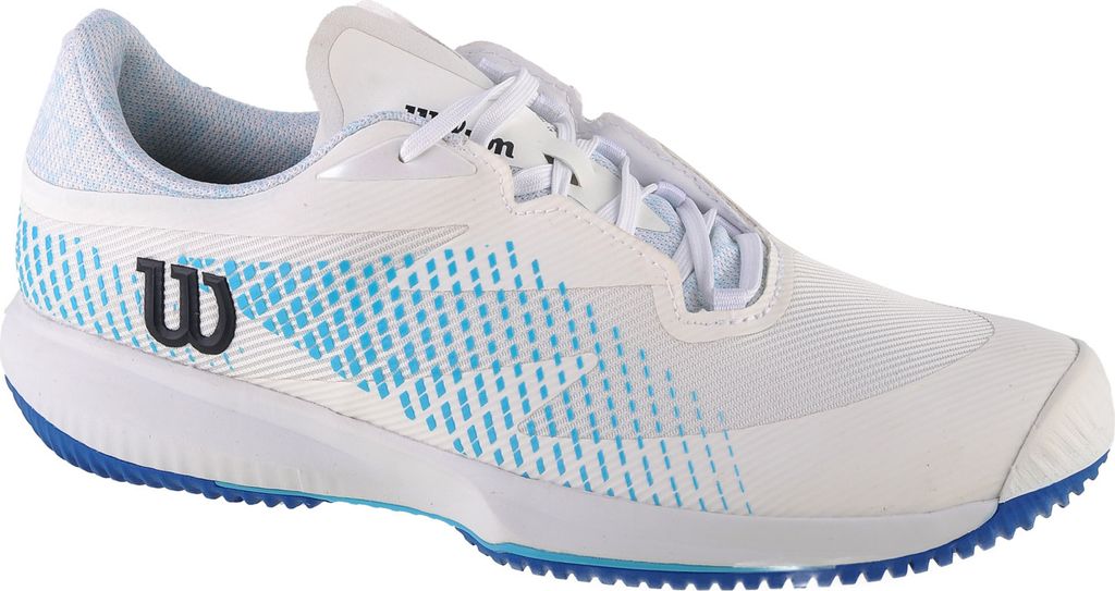 Wilson Kaos Swift 1.5 Mens Tennis Shoe White/Blue Atoll/Lapis Blue 45 1/3 Herren Tennisschuhe