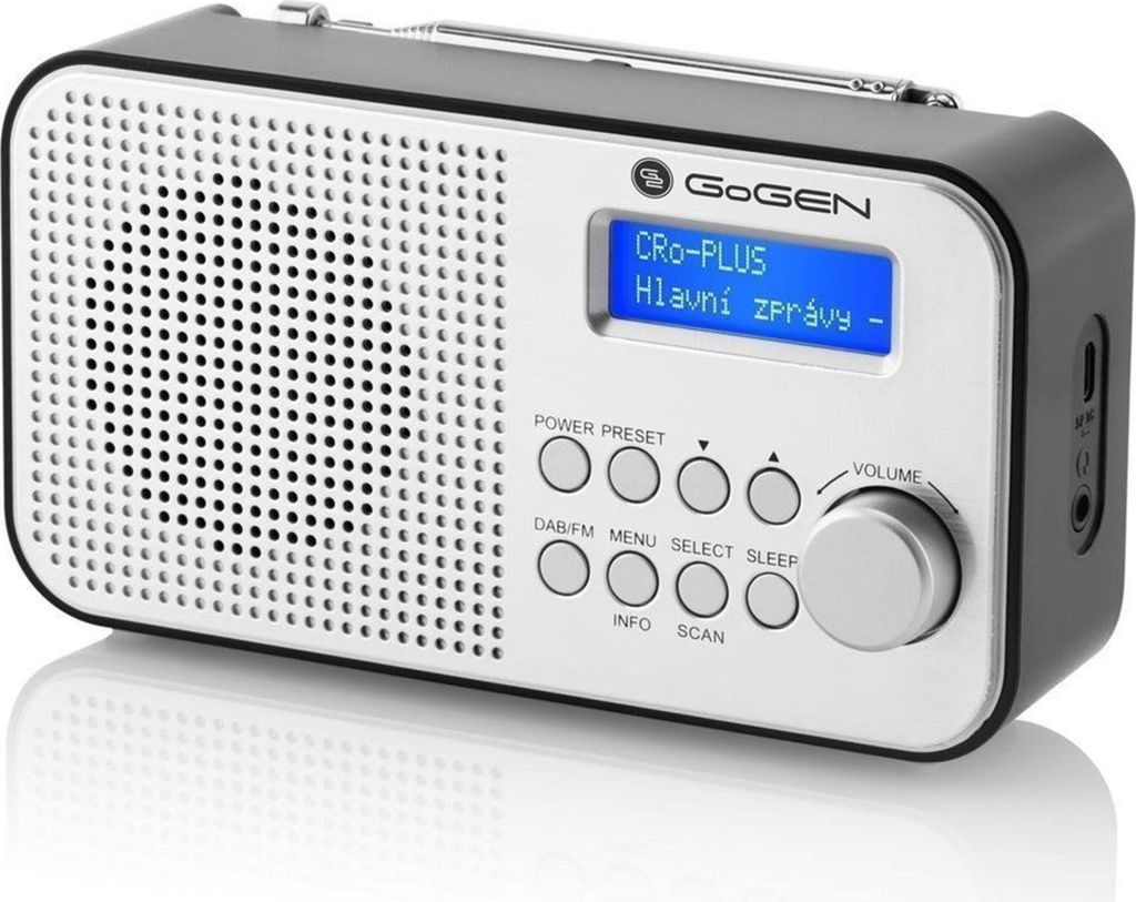 Radioempfänger mit DAB+ GOGEN DAB 300 N, silber