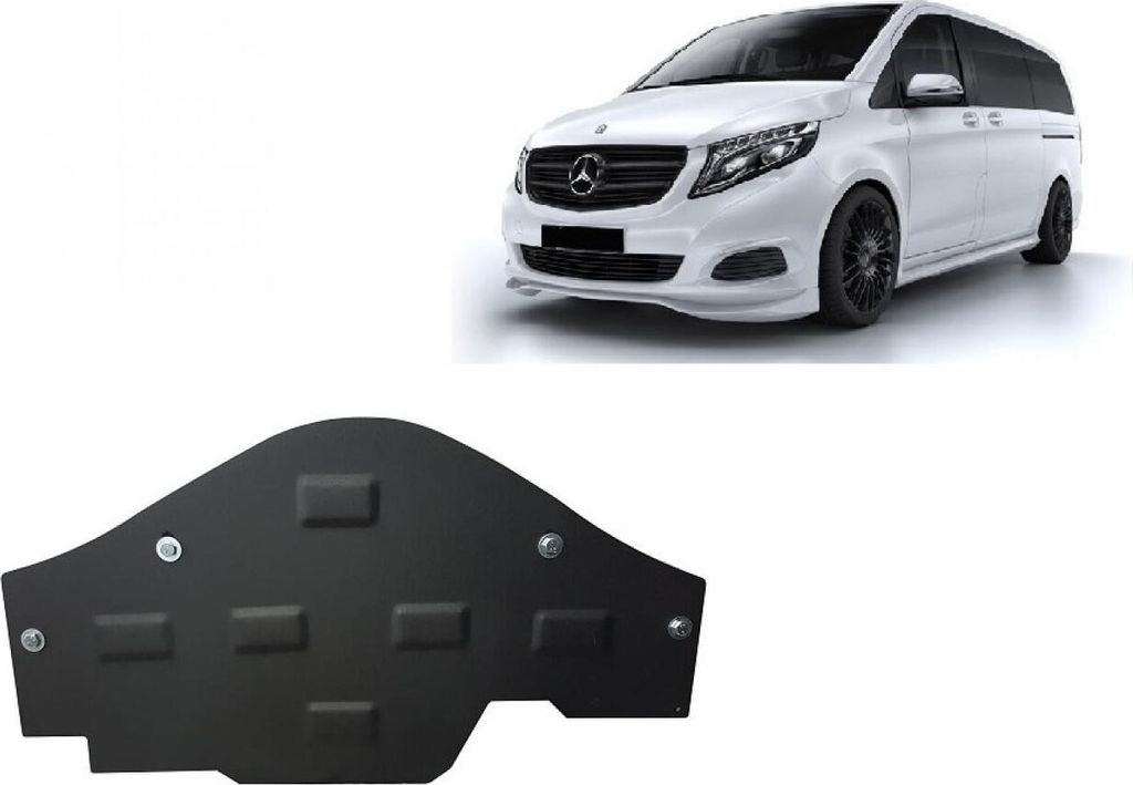Stahl Unterfahrschutz für Stop&Go-System Mercedes Viano W447, 4x2, 1.6 D