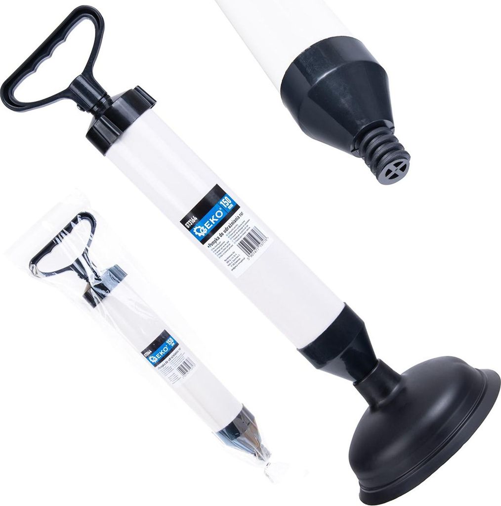 GEKO | Abflussreiniger Pumpe, für WC, Dusche, Waschbecken, Produktbild 