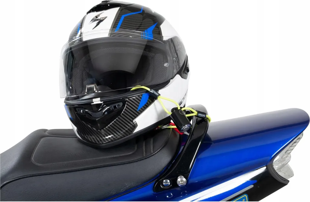Fixation de Sécurité Casque Hartmann Lock pour Moto à Code Programmable