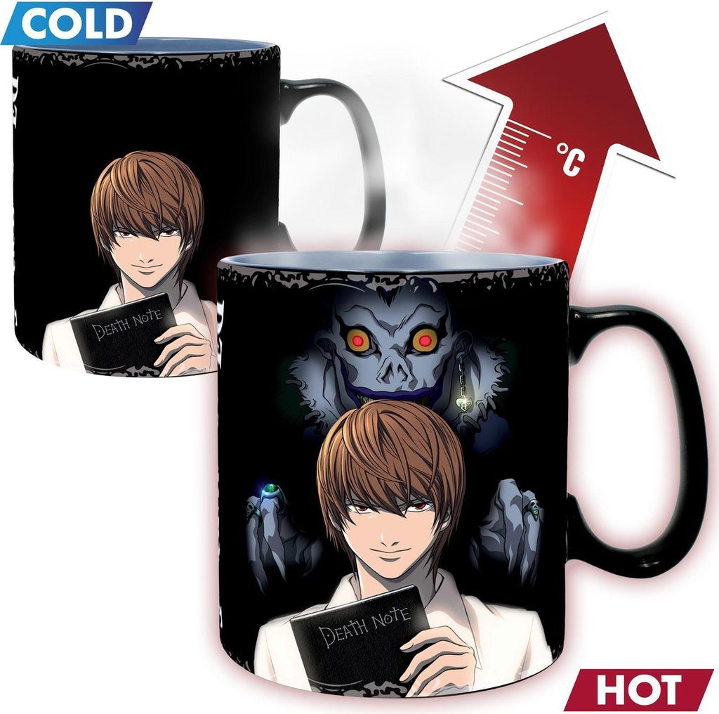 ABYstyle - Death Note Kira & L Thermoeffekt Tasse