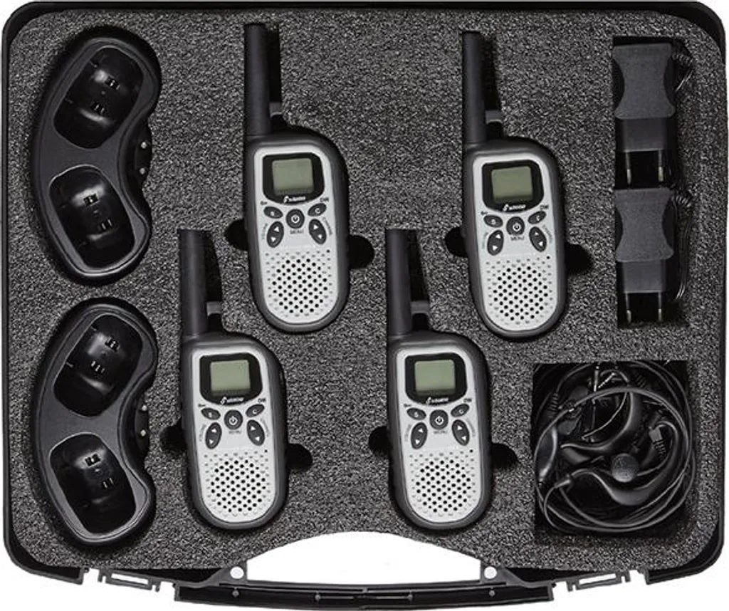 Stabo Freecomm 400 II Talkie-walkie 4 unités : solution communication groupe