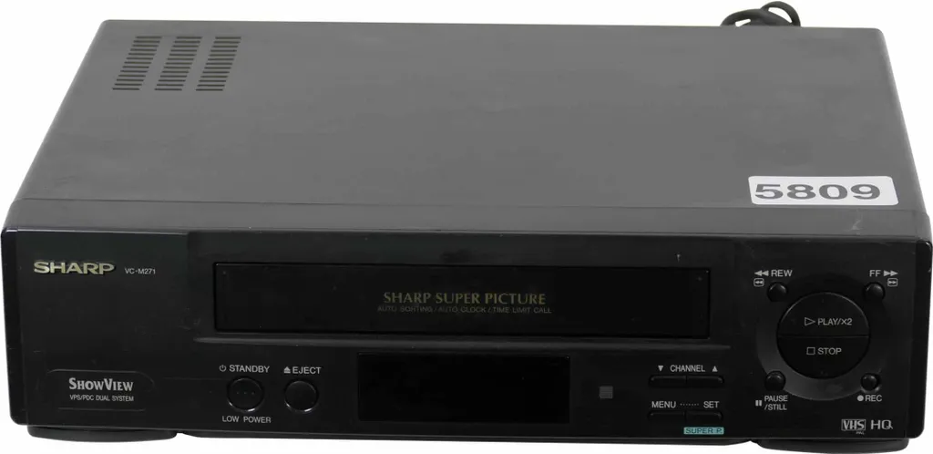 Lecteur enregistreur VHS Sharp VC-M271 pour numérisation et visionnage